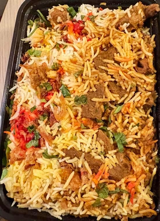 Lamb Biryani.
